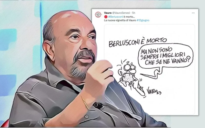 La satira senza rispetto: Vauro e Travaglio contro Berlusconi da morto